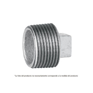 TAPÓN MACHO 1 DE ACERO GALVANIZADO FOSET 47496 Honcol Ferreterias