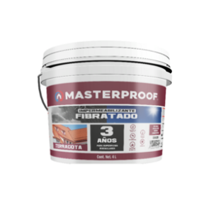 Galon De Impermeabilizante Terracota Fibratado A Os L Masterproof