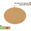 DISCOS DE LIJA P/MADERA 5" GRANO 60, VELCRO, S/PERF.  103421XP - Image 2