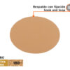 DISCOS DE LIJA P/MADERA 5" GRANO 180, VELCRO, S/PERF.  103426XP - Image 2