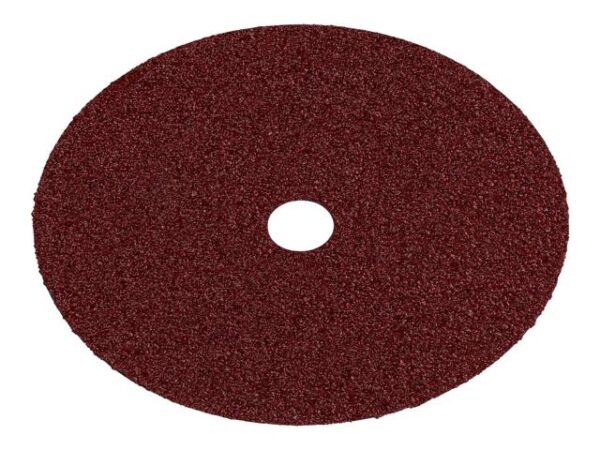 DISCO DE LIJA DE 7" CON RESPALDO DE FIBRA, GRANO 36, TRUPER. 100160XP